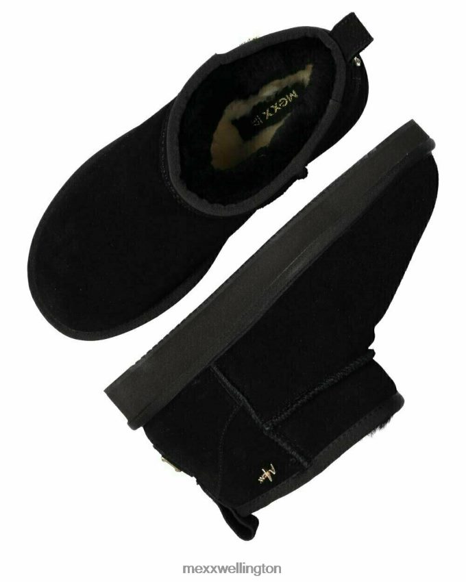 Women Mexx Schwarz House shoe Kimo Black 2B480T366