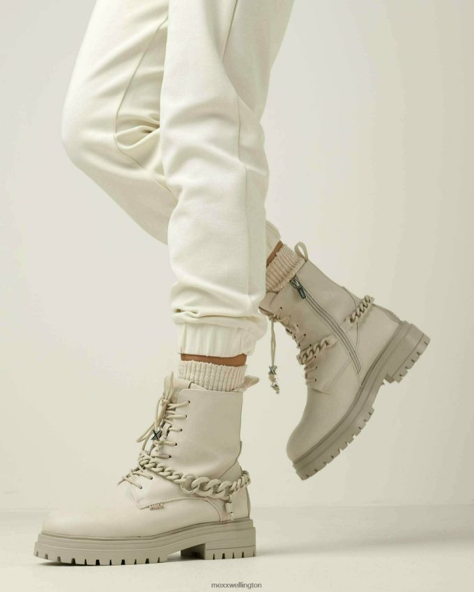 Women Mexx White Ankle boot Fabulous Off 2B480T389