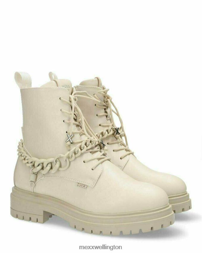 Women Mexx White Ankle boot Fabulous Off 2B480T389