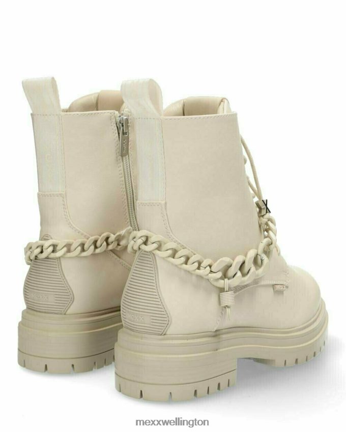 Women Mexx White Ankle boot Fabulous Off 2B480T389
