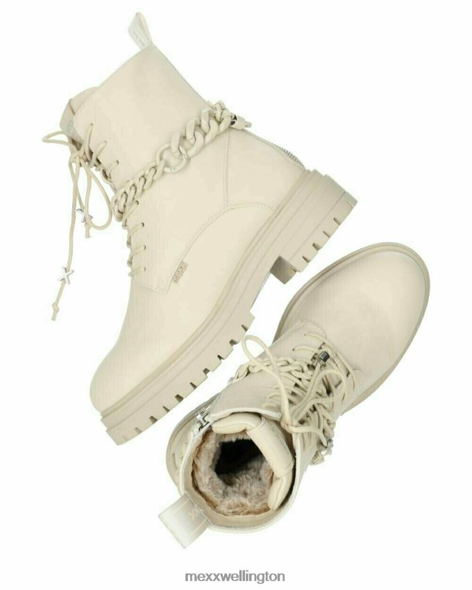 Women Mexx White Ankle boot Fabulous Off 2B480T389