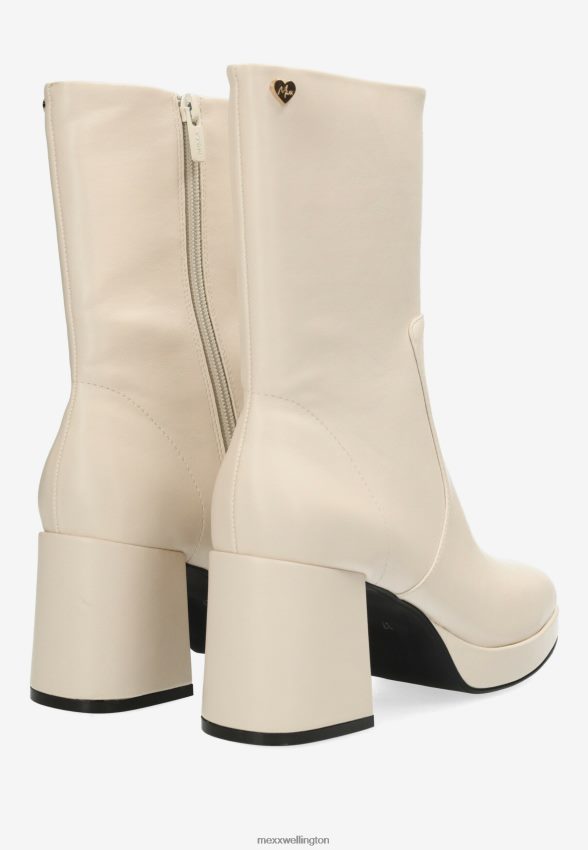Women Mexx White Ankle boot Kiwi Off 2B480T346