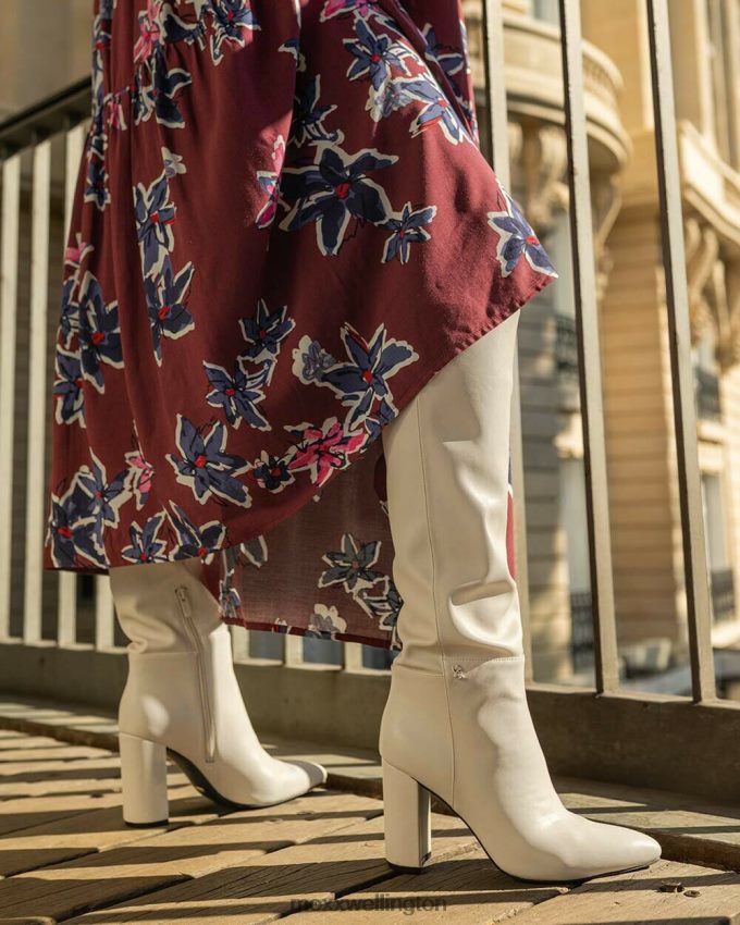 Women Mexx White Boot Krystal Off 2B480T343