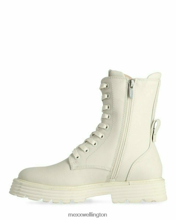 Women Mexx White Bootie Jaya Off 2B480T398