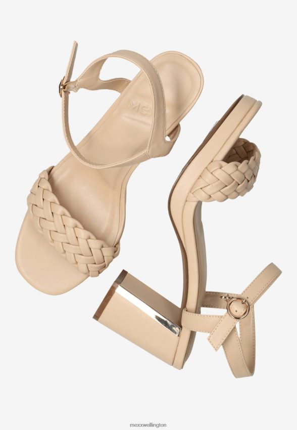 Women Mexx Beige Heeled Sandal Lewy Nude 2B480T326