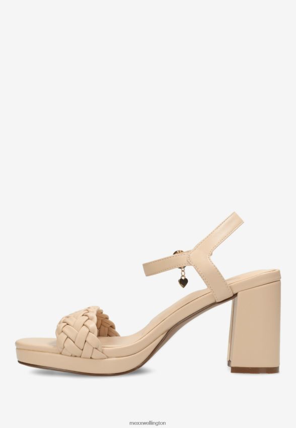 Women Mexx Beige Heeled Sandal Lewy Nude 2B480T326