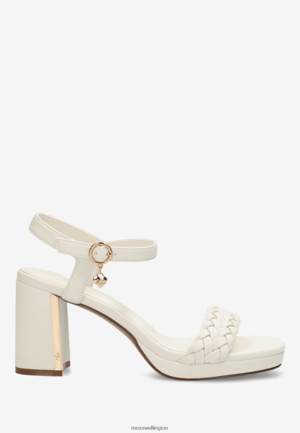 Women Mexx Beige Heeled Sandal Lewy Off White 2B480T327
