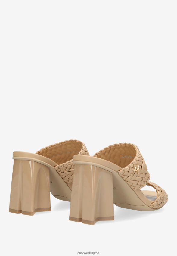 Women Mexx Beige Heeled Sandal Lilah Camel 2B480T239