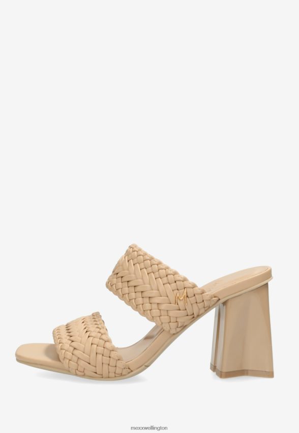 Women Mexx Beige Heeled Sandal Lilah Camel 2B480T239