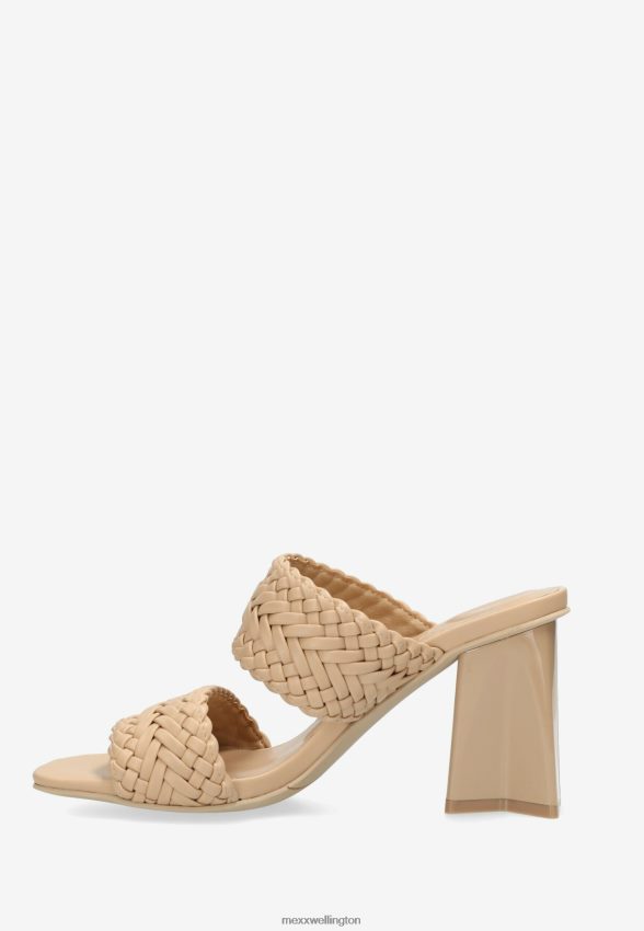 Women Mexx Beige Heeled Sandal Lilah Camel 2B480T239