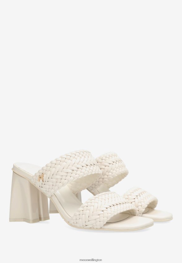 Women Mexx Beige Heeled Sandal Lilah Off White 2B480T238