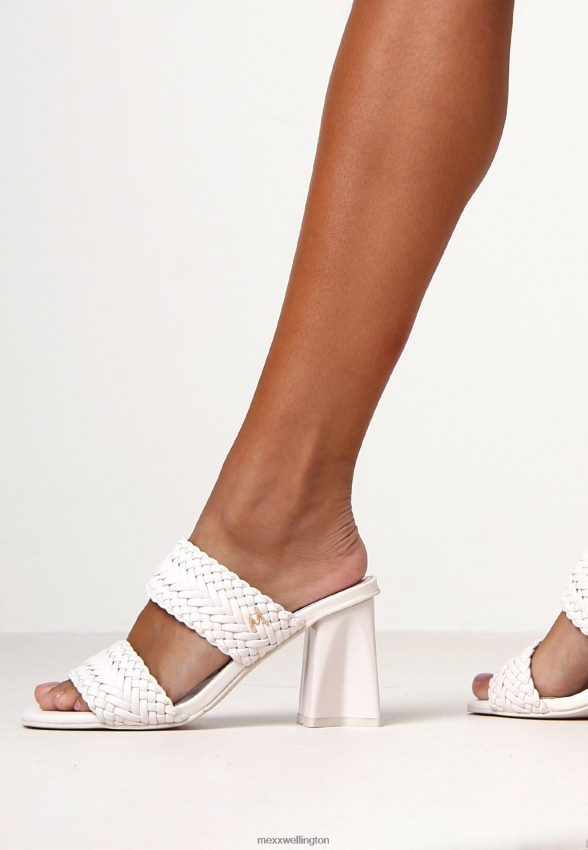 Women Mexx Beige Heeled Sandal Lilah Off White 2B480T238
