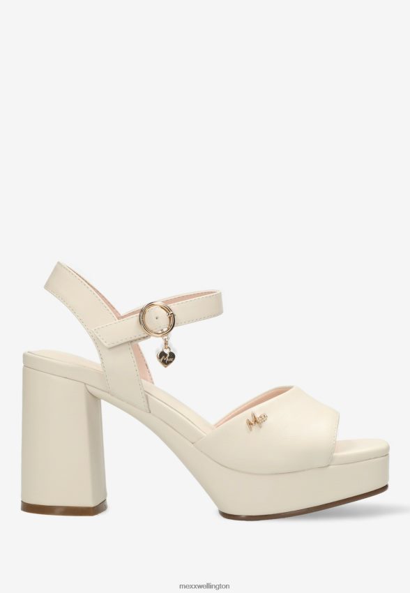 Women Mexx Beige Heeled Sandal Lou Cream 2B480T293