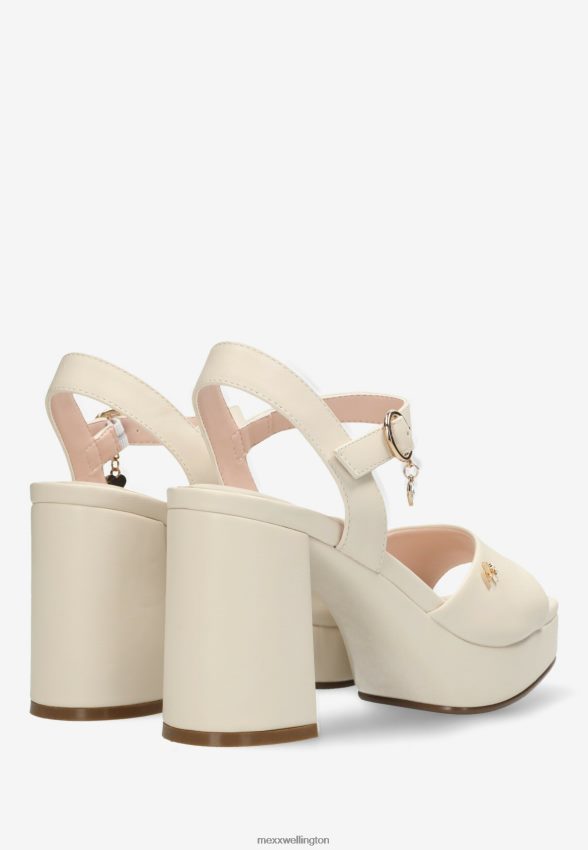 Women Mexx Beige Heeled Sandal Lou Cream 2B480T293