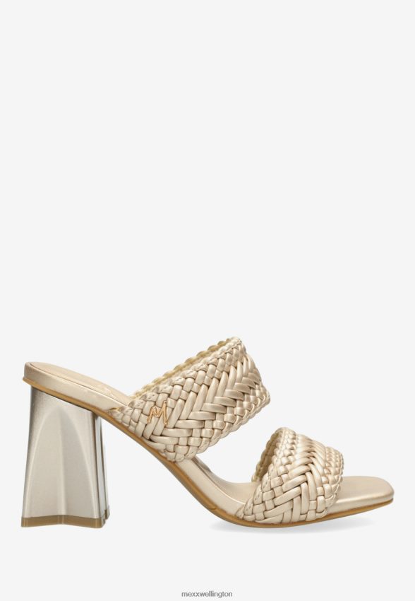 Women Mexx Gold Heeled Sandal Lilah 2B480T236