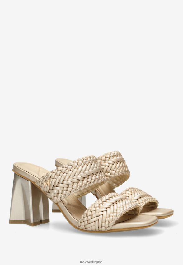 Women Mexx Gold Heeled Sandal Lilah 2B480T236