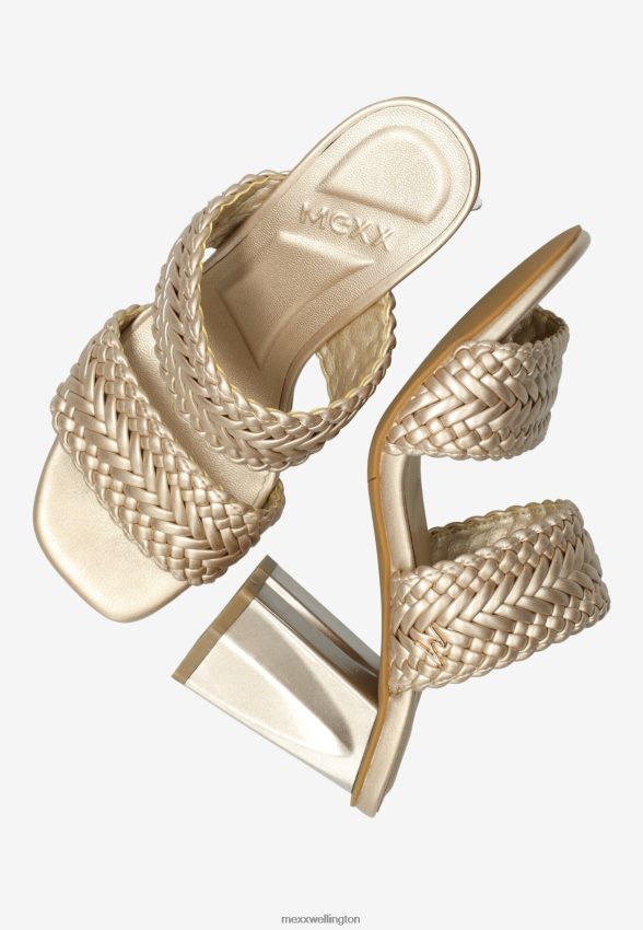 Women Mexx Gold Heeled Sandal Lilah 2B480T236