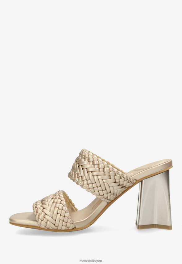 Women Mexx Gold Heeled Sandal Lilah 2B480T236