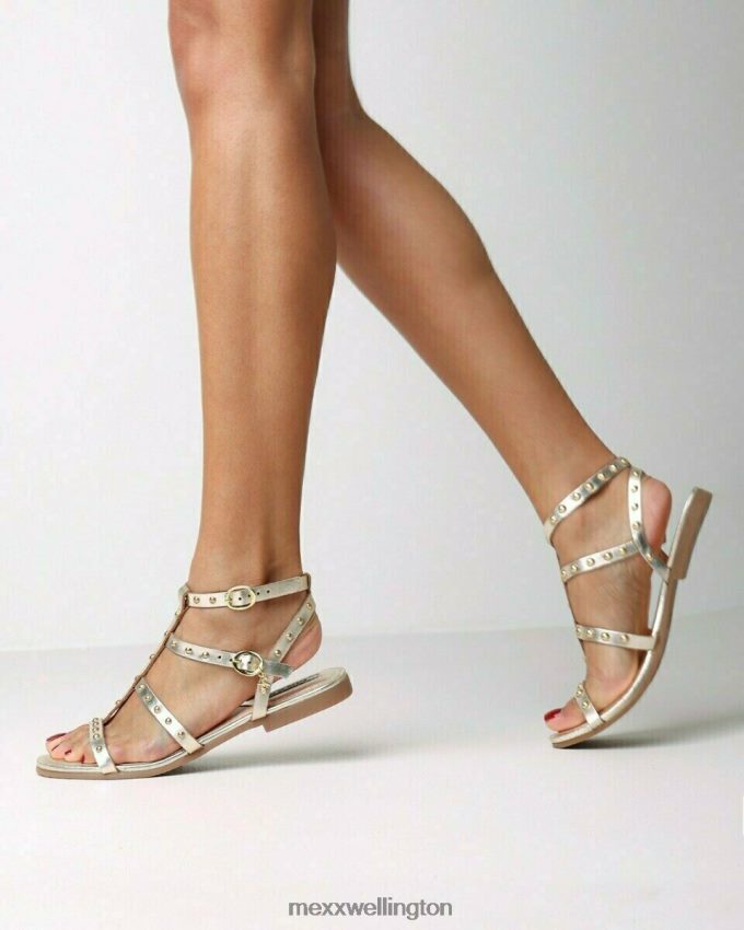 Women Mexx Gold Sandal Justine 2B480T377