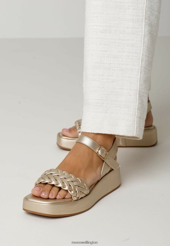 Women Mexx Gold Sandal Lily 2B480T291