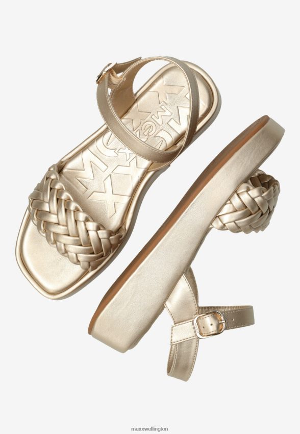 Women Mexx Gold Sandal Lily 2B480T291