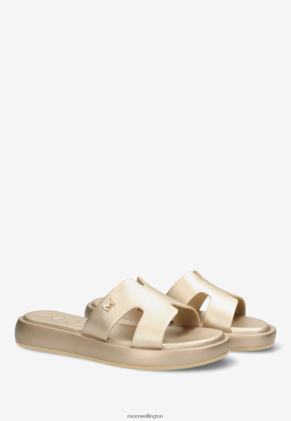 Women Mexx Gold Sandal Lotus 2B480T258