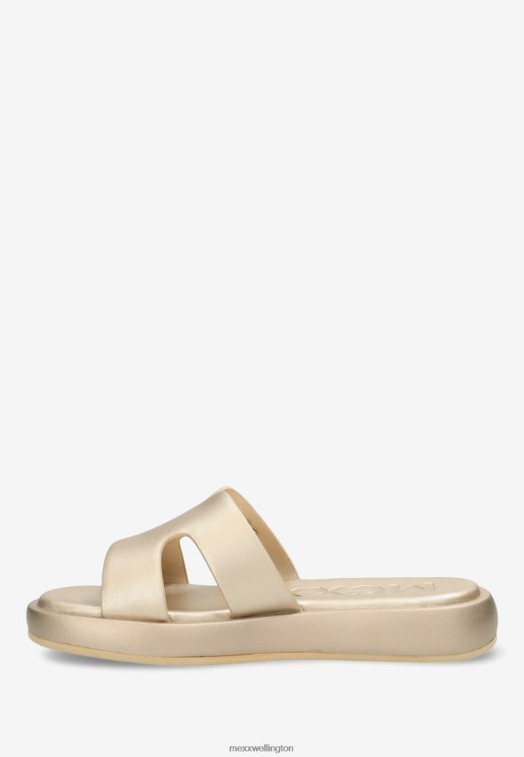 Women Mexx Gold Sandal Lotus 2B480T258