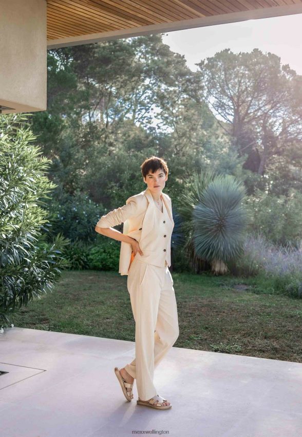 Women Mexx Gold Sandal Lotus 2B480T258