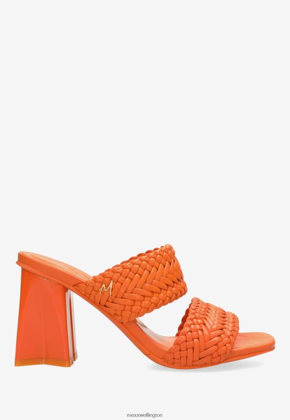 Women Mexx Orange Heeled Sandal Lilah 2B480T237