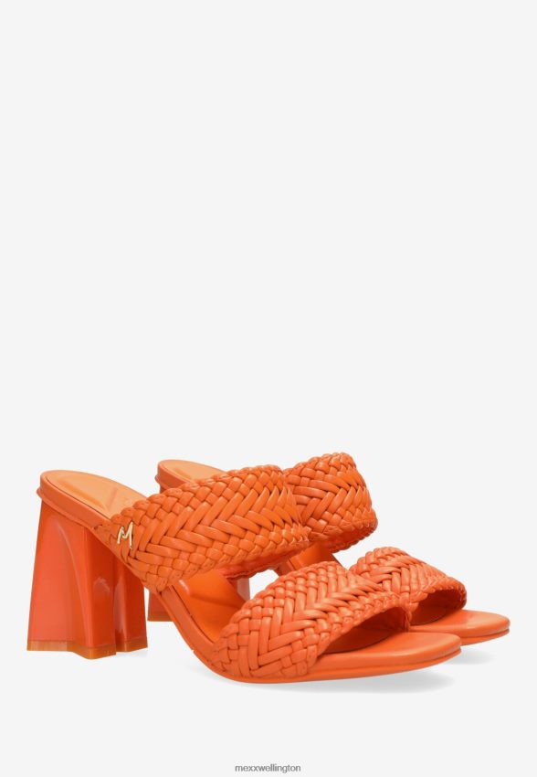 Women Mexx Orange Heeled Sandal Lilah 2B480T237
