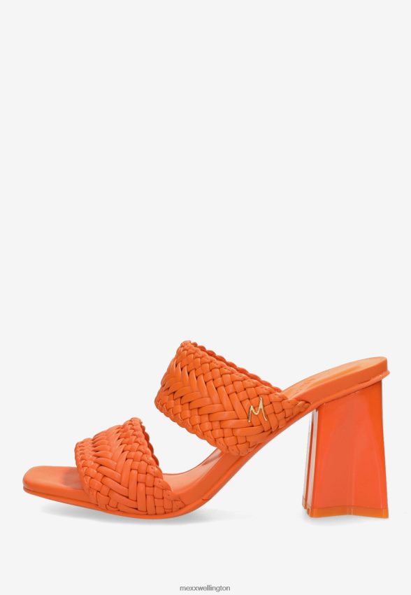 Women Mexx Orange Heeled Sandal Lilah 2B480T237