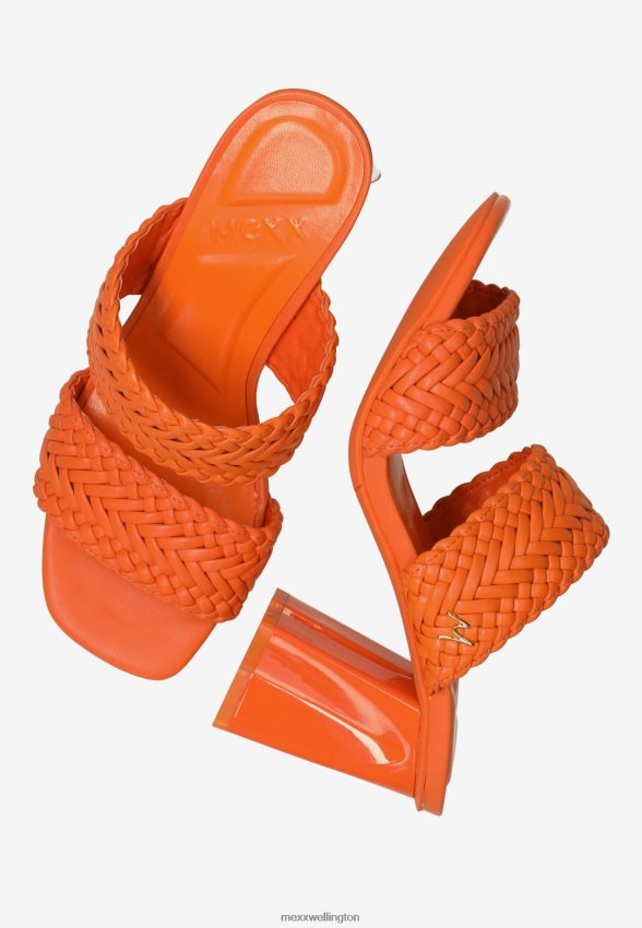 Women Mexx Orange Heeled Sandal Lilah 2B480T237