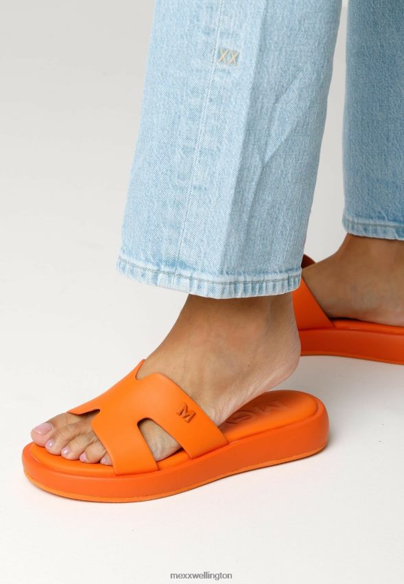 Women Mexx Orange Sandal Lotus 2B480T257