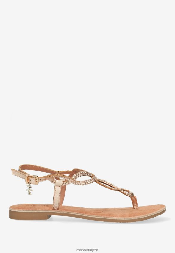 Women Mexx Pink Sandal Jolene Rosegold 2B480T277