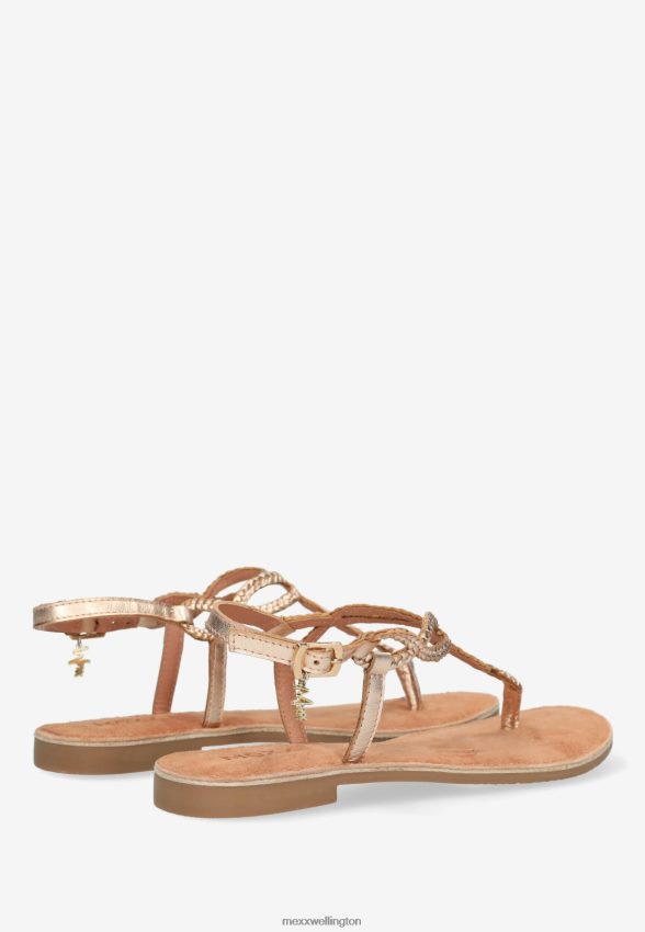 Women Mexx Pink Sandal Jolene Rosegold 2B480T277