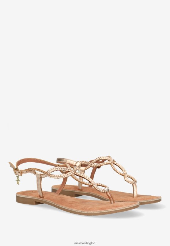 Women Mexx Pink Sandal Jolene Rosegold 2B480T277