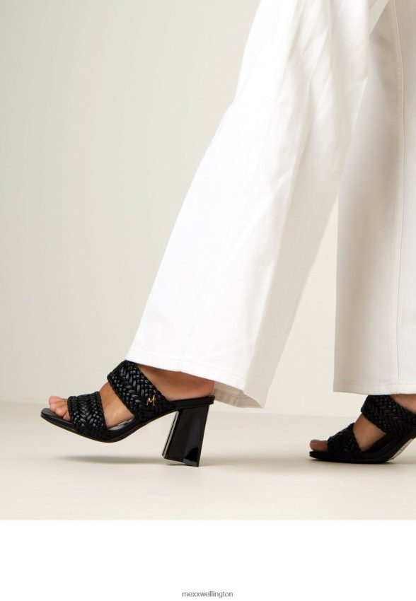 Women Mexx Schwarz Heeled Sandal Lilah Black 2B480T240