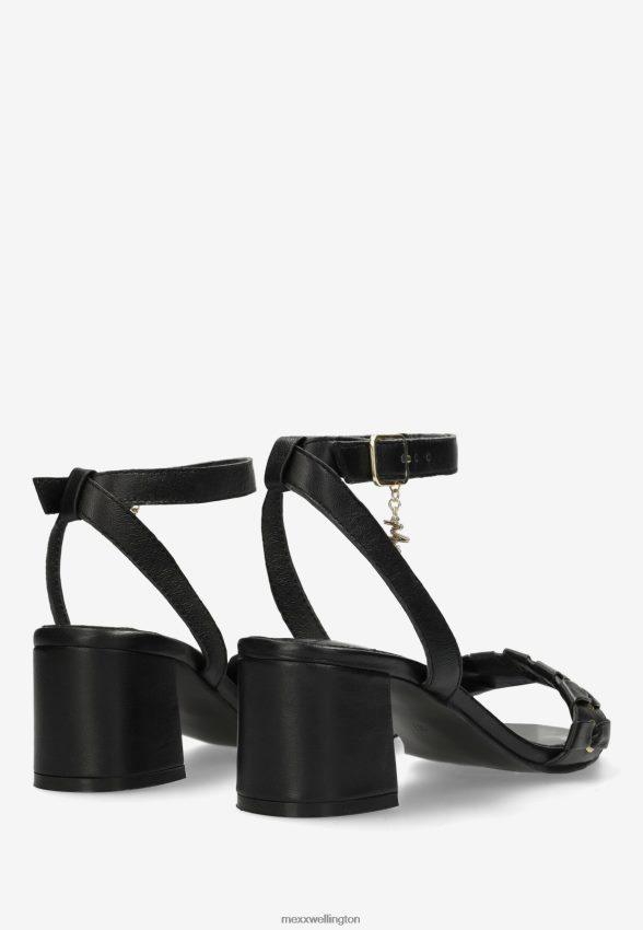 Women Mexx Schwarz Heeled Sandal Lynke Black 2B480T583