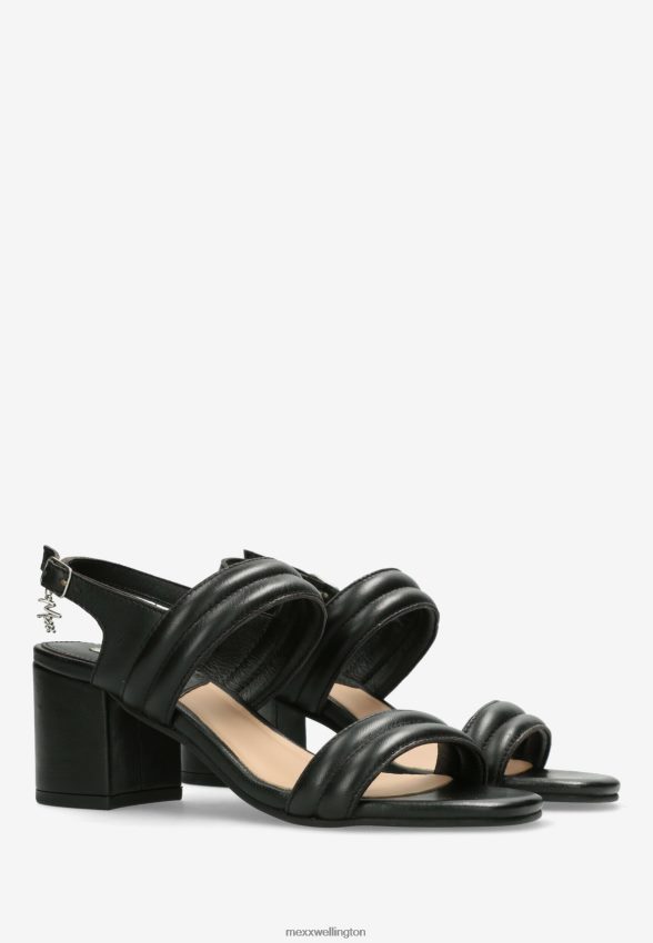 Women Mexx Schwarz Sandal Josephine Black 2B480T378