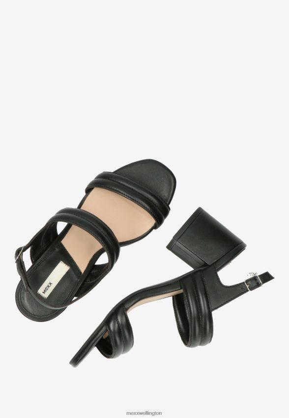 Women Mexx Schwarz Sandal Josephine Black 2B480T378