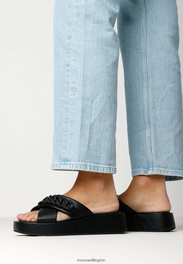 Women Mexx Schwarz Sandal Lexi Black 2B480T300