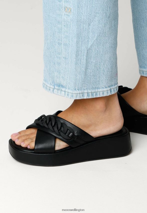 Women Mexx Schwarz Sandal Lexi Black 2B480T300