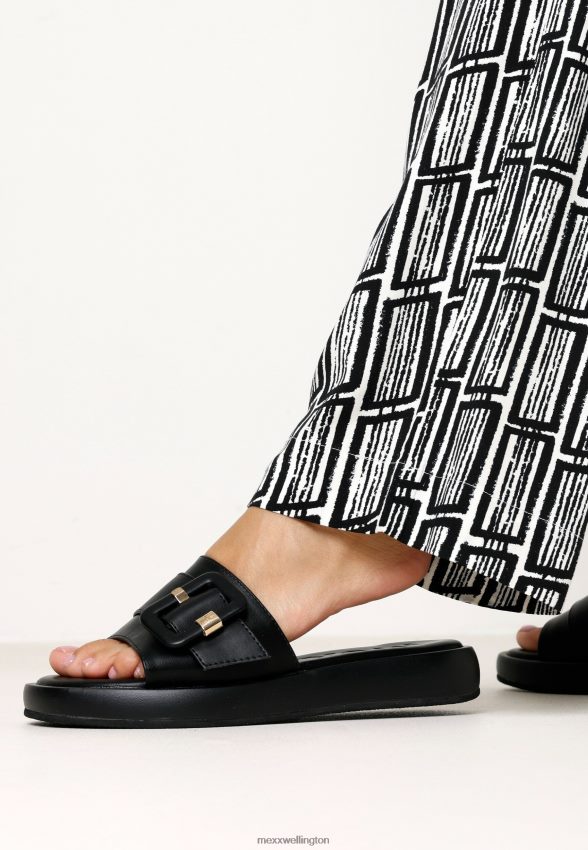 Women Mexx Schwarz Sandal Liv Black 2B480T259