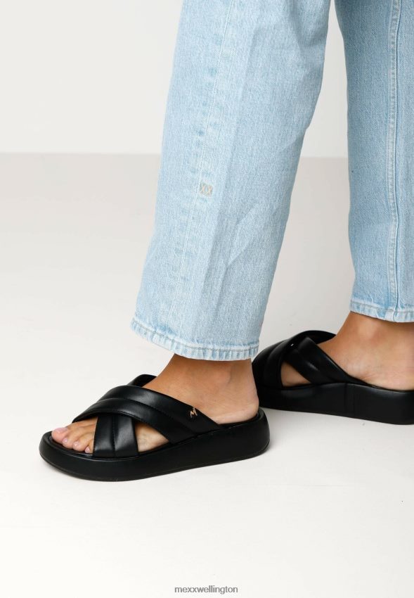 Women Mexx Schwarz Sandal Luna Black 2B480T334