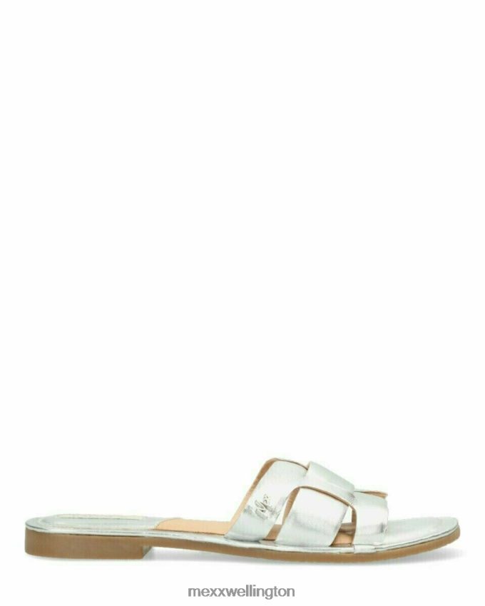 Women Mexx Silver Sandal Jacey 2B480T371