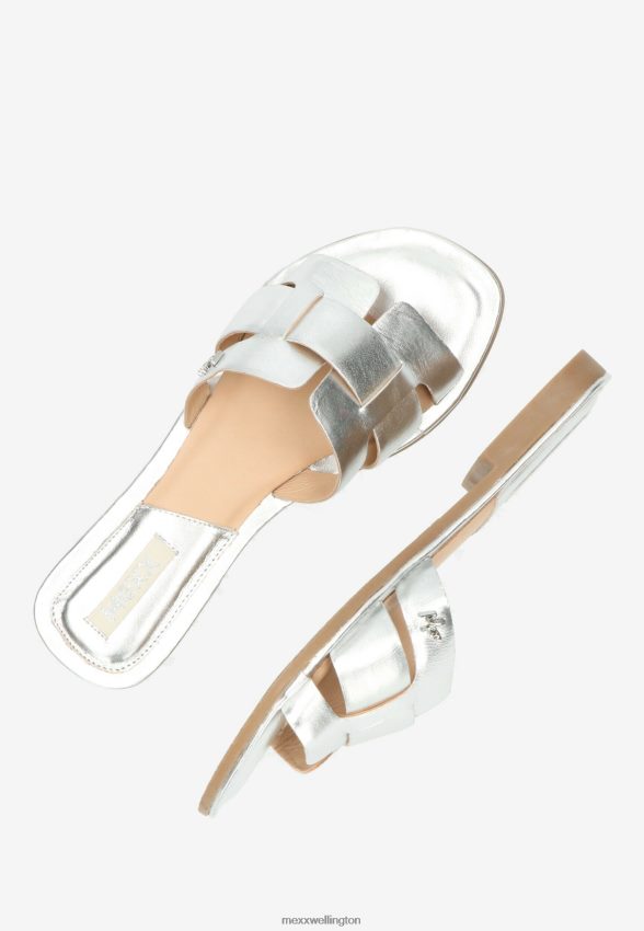 Women Mexx Silver Sandal Jacey 2B480T371