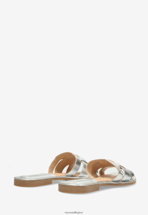 Women Mexx Silver Sandal Jacey 2B480T371
