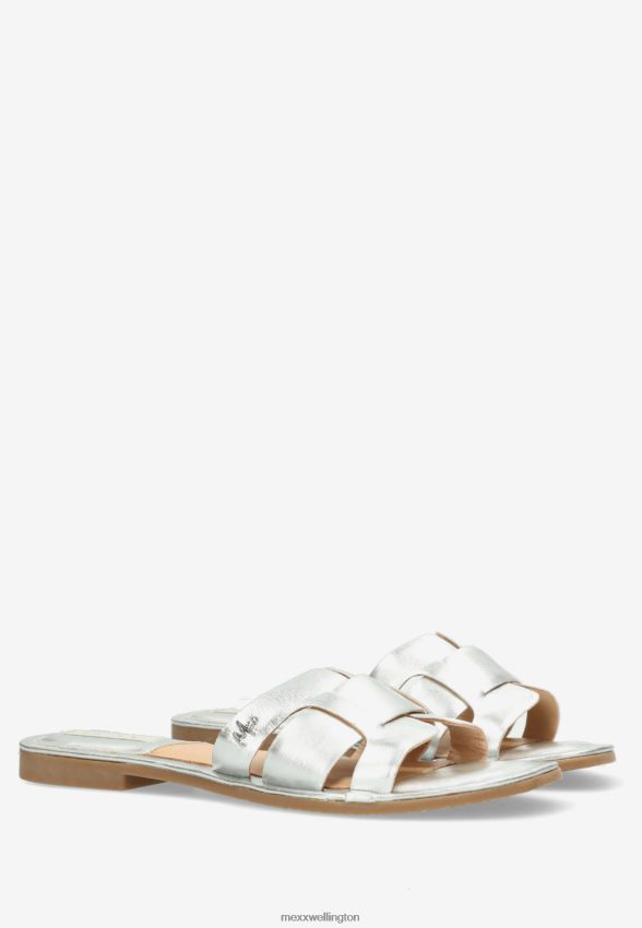 Women Mexx Silver Sandal Jacey 2B480T371