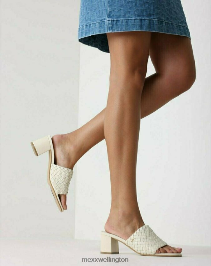 Women Mexx White Sandal Jalara Off 2B480T372