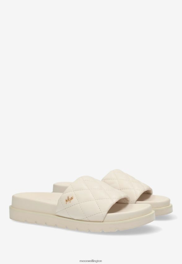 Women Mexx White Slipper Jael Off 2B480T382